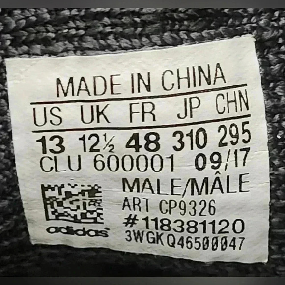 Adidas Pureboost Core Black Dark Solid  Grey Sneakers Shoes Men Size 13 CP9326 - Picture 9 of 9